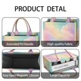 thumbnail image 4 of Large Capacity Tote Bag,Dreamy Pastel Sky Handbag Fashion Luxury Tote Bag,15.7"x13"x 5.1" Inches,Laptop Compatible, 4 of 6