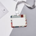 thumbnail image 6 of Kdxio Patchwork In Country Style Card Badge Holder Work Badge Sleeve for Office, School, Factory, ID Credit Cards, Driver Licenses and Passes, 6 of 7