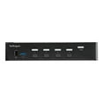 thumbnail image 2 of StarTech.com 4 Port HDMI KVM Switch, Single Monitor 4K 60Hz Ultra HD HDR, Desktop HDMI 2.0 KVM Switch with 2 Port USB 3.0 Hub (5Gbps) & 4x USB 2.0 HID Ports, Audio, Hotkey Switching, TAA - KVM with Fast Switching - KVM / audio switch - 4 x KVM / audio - 1 local user - desktop, rack-mountable - TAA Compliant, 2 of 4