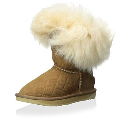 Australia Luxe Collective Kid's Foxy Short Boot, Chestnut Quilt, 11 M US Little Kid