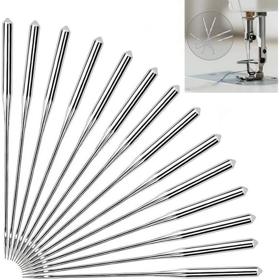 50 PCS Universal Sewing Machine Needle,Sewing Machine Needles for Singer, Brother, Janome, Varmax, Size 65/9, 75/11, 80/12, 90/14, 100/16