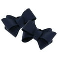 thumbnail image 1 of Paquete de 2 Stof Strik Schoen Charme Reizen Modo de Verwijderbare Schoenclip Azul oscuro Jinwen Encantos de zapatos de Bowknot, 1 of 8