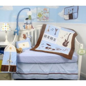 rock and roll baby bedding