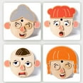 thumbnail image 5 of ChicYu Wooden Character Face-Changing Puzzle Educational Toy for Toddlers Boys and Girls Expression Building Blocks Suitable for 3-4-5-6 Years Old Kids Toy, 5 of 6