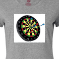 thumbnail image 4 of Inktastic Dart Board Women's T-Shirt, 4 of 5