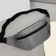 thumbnail image 1 of Bolsa de pecho unisex de color gris, bolsa de cintura para viajes, caminatas, carreras, senderismo, ciclismo, 1 of 5