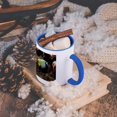 thumbnail image 5 of 3dRose, Emperor Angelfish, Great Barrier Reef, Australia-AU01 DWA3049 - David Wall, 11oz Two-Tone Blue Mug, 5 of 7