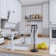 thumbnail image 4 of BGL Hand Towel Holder Stand for Bathroom, Hand Towel Stand for Bathroom Counter, Free Standing Towel Racks for Bathroom with Weighted Base,Matte Black, 4 of 8