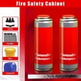 thumbnail image 5 of Industrial Chemical Safety Cabinet – Red 4 Gallon Flammable Liquid Storage, CE & OSHA Compliant, Double-Walled Steel with 3-Point Locking System, Fire Safety Cabinet for Gasoline, Alcohol, Glue, 5 of 8