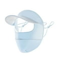 thumbnail image 2 of YAOBAMM Face Guard Hat Extended Brim Solid Color Cycling Headgear with Ear Loop Eyes Exposed Ice Silk Face Guard Perfect for Sports and Outdoor Activities, 2 of 7