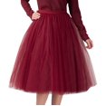 thumbnail image 3 of STAOEDU Women's Tutu Skirt 50s Vintage Ballet Bubble Dance Skirts for Cosplay Party, 3 of 3