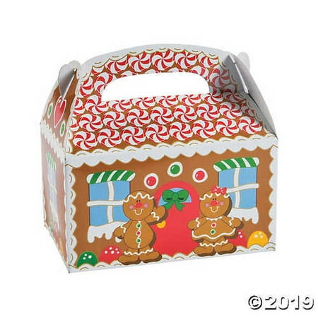 Gingerbread House Favor Boxes