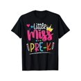 thumbnail image 1 of Camiseta de regreso a clases para niños y niñas de 1.er grado: ¡Atención, llegó la clase 1! Patrón: Manga corta holgada, Lavable a máquina, Primavera/Verano, Aventura (opcional), Negro/Rosa/Blanco,, 1 of 5
