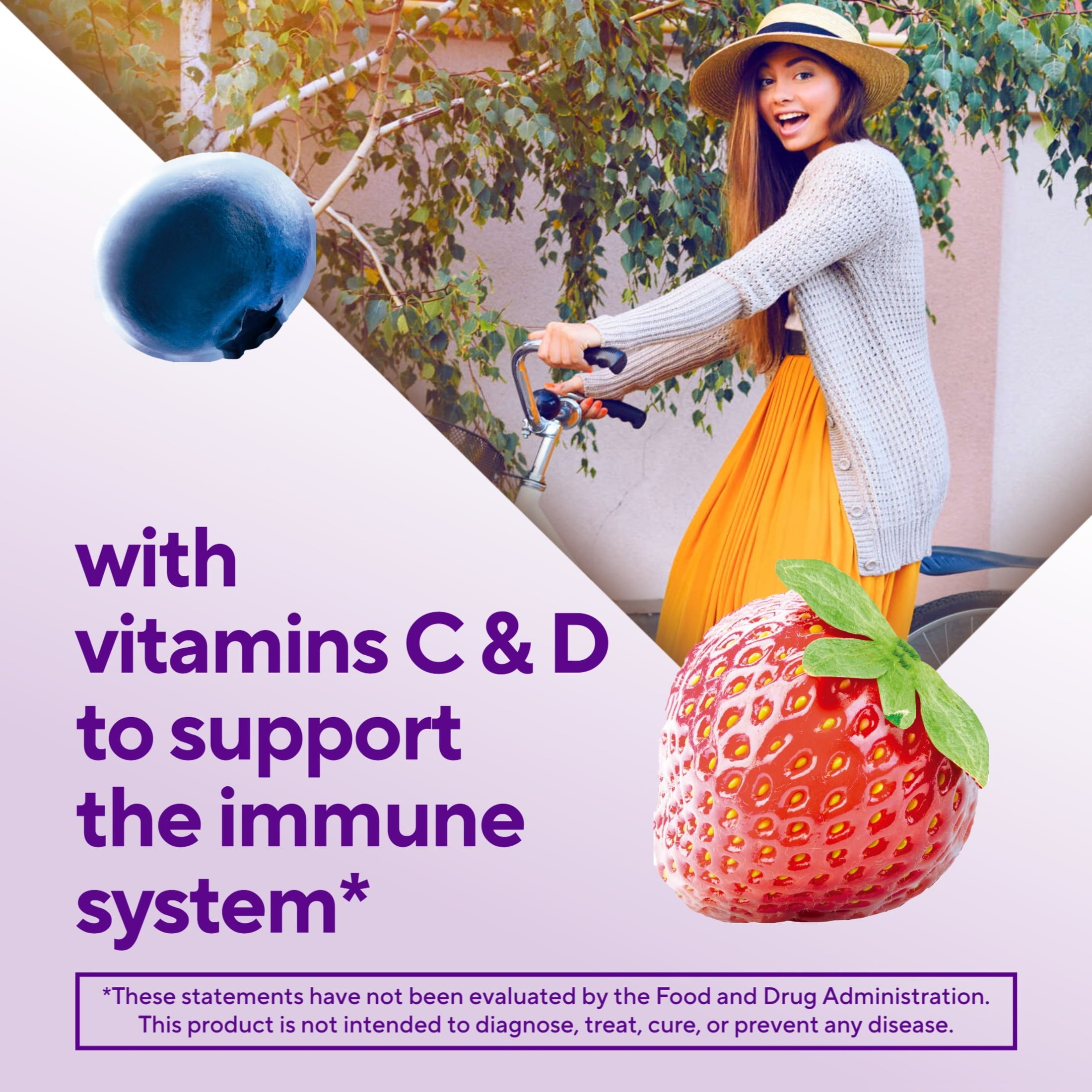 Vitafusion Elderberry Gummy Vitamins, 90ct