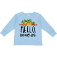 thumbnail image 3 of Inktastic Hello, Beaches Group of Pineapples Boys or Girls Long Sleeve Toddler T-Shirt, 3 of 5