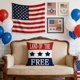 thumbnail image 5 of Independence Day Pillow Covers Striped Print Seat Cushions For Indoor Holiday Decor, 5 of 6