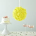 thumbnail image 3 of Juvale Artificial Foam Roses - 100-Pack Stemless, Yellow, 3-Inch Diameter - Faux Flowers for Vase Displays, Wedding Decor & Centerpiece Table Decorations, 3 of 10
