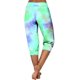 thumbnail image 5 of Mujeres Capri Pantalones Casual Suelto Largo Pantalones de Color Sólido con Corbata Elástica Cintura Y Bolsillos, 5 of 6