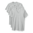 thumbnail image 2 of Lands' End Essentials Men's V-Neck T-Shirt 3 Pack - Premium Cotton Tee, Casual Regular Fit, 2 of 6
