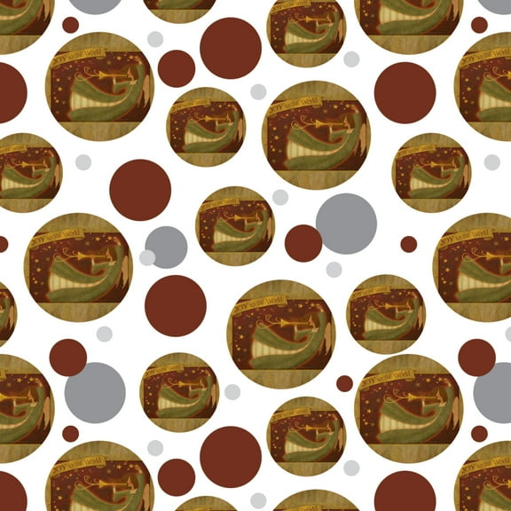 Christmas Holiday Joy to the World Angel Premium Gift Wrap Wrapping Paper Roll