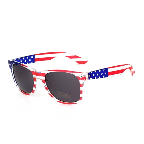 250th Anniversary Outdoor Sports Polarized Sunglasses, Windproof Wraparound Goggles with Interchangeable Lenses, Patriotic UV Protection Eyewear for Cycling, Running & Athletics