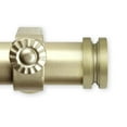 thumbnail image 2 of 1 inch Knop Curtain Rod 48-84" - Gold, 2 of 2