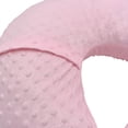 thumbnail image 4 of Funda de almohada de lactancia para bebé, ultra suave, en forma de U, cómoda y lavable, color rosa, 4 of 5