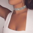 thumbnail image 2 of 3PCS Rhinestone Choker Fashion Crystal Choker Necklace Diamond Choker for Women, 2 of 10