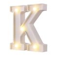 thumbnail image 2 of Walbest Decorative LED Illuminated Letter Marquee Sign, Alphabet Marquee Letters with Lights For Wedding Birthday Party Christmas Night Light Lamp Home Bar Decoration K, 2 of 7