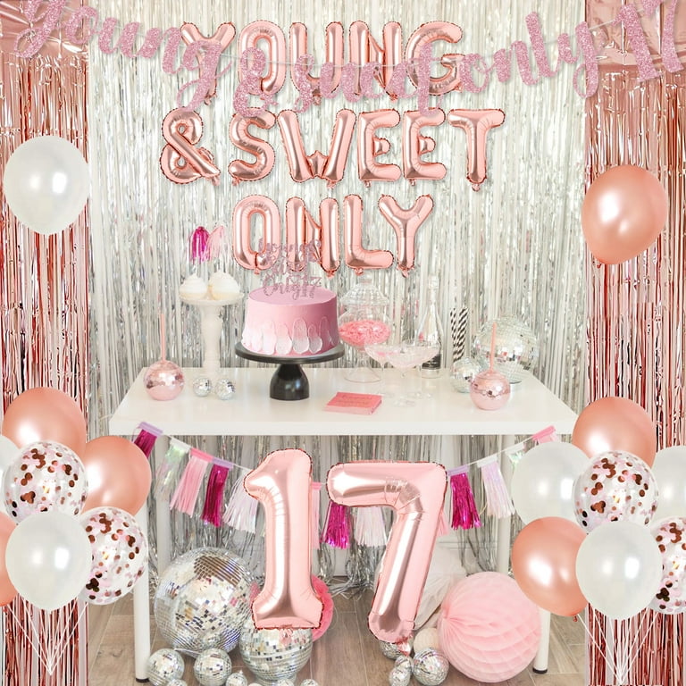 rose gold, pink & red streamer party backdrop - Pretty Little Party