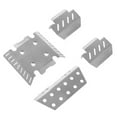 thumbnail image 3 of Almencla 4 Pieces 1:8 Scale Axle Guard Protector Chassis Guard Replace Parts DIY Model Upgrade Parts for H8H V1 V2 Accessories Vehicle, 3 of 7