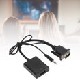 thumbnail image 3 of Audio Converter, Portable 1080P Video Adapter Lossless Sound Quality Easy Connection Dual Chip USB  for Computer  for Projector, 3 of 8