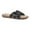 Black/Burnished/Smooth, variant on Cliffs by White Mountain Womens Fortunate Arch Support Slip On Slide Sandals