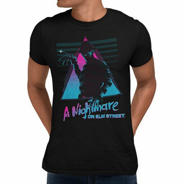 Nightmare On Elm Street - Camiseta de Freddy Krueger Retro para Adultos Unisex (Negro)