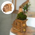 thumbnail image 3 of Jardinera Rústica, Trilladora de Creativa, Planta Contenedor, de Escritorio para Interiore Decoració Madera CUTICAT recipiente suculento, 3 of 8