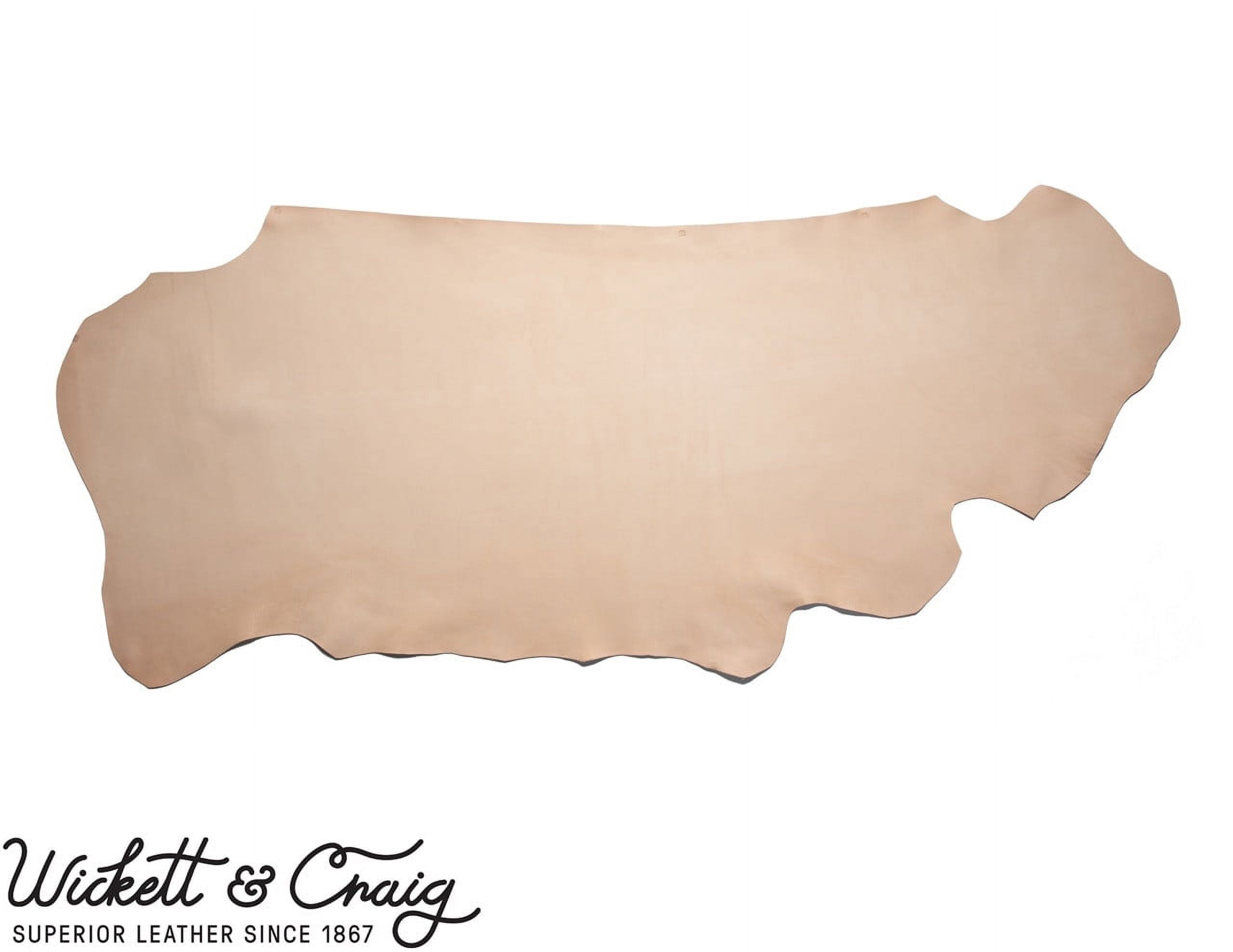 Wickett & Craig 'American Vachetta' Leather, Panel, Natural