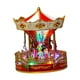 thumbnail image 2 of Caja de música con diseño de carrusel de Navidad, estatua de carrusel, adorno navideño giratorio para Navidad, oficina, decoración navideña del día de 27x235cm, 2 of 8