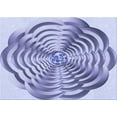 thumbnail image 1 of Ahgly Company Machine Washable Indoor Rectangle Transitional Slate Blue Area Rugs, 2' x 3', 1 of 7