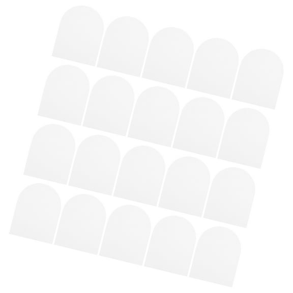 HEMOTON 50pcs Plastic Medicine Tongue Cover Disposable Tongue Gloves Replacement