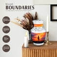 thumbnail image 3 of JAGASY Firefighter Funeral Urns for Ashes Keepsake, Orange Small Urn for Ashes Adult Male, Orange Clouds Decorative Urns for Daughter, Mini Memorial Cremation Urn for Son, (3 Inch), 3 of 7