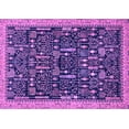 thumbnail image 1 of Ahgly Company Indoor Rectangle Abstract Purple Modern Area Rugs, 5' x 7', 1 of 4
