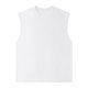 thumbnail image 2 of Camiseta sin mangas de cuello redondo para hombre, de verano, de color liso, informal, sin mangas, para hacer ejercicio, de poliéster., 2 of 6
