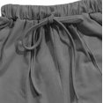 thumbnail image 2 of Coerni Girls Summer 2 Piece Outfit Plain Kids Athletic Set Short Sleeve T Shirt Shorts Set Loose Sports Clothes Solid, 2 of 6