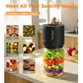 thumbnail image 2 of HOMILEN Electric Mason Jar Vacuum Sealer Kit - 2 Modes for Vacuum and Fast Marinade, 10 Sealing Lids - Preserve Freshness Efficiently, Ideal for Cann, 2 of 7