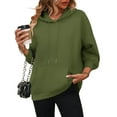 thumbnail image 4 of Zeagoo Hoodies for Women Loose Fit Casual Long Sleeve Hoodie Pullover Tops Hooded Sweatshirt Fall Oufits Winter Clothes, 4 of 6
