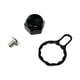 thumbnail image 2 of Carrete Baitcasting, placa de bloqueo, tuerca de manivela, piezas de repuesto, accesorios de aparejos, reparación DIY, mango de aleación de aluminio, Derecho negro, 2 of 8