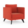 thumbnail image 2 of Finley Armchair Cross Weave - Cayenne, 2 of 5