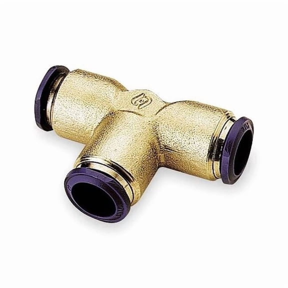 Aignep Usa Union Tee,Brass,Push-Fit,5/32in.,PK5 88230-53
