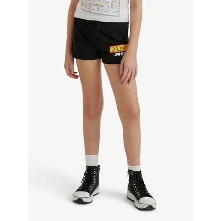Justice Girls PAC-MAN Fleece Short Sizes XS-XL & Plus