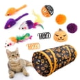 thumbnail image 1 of Halloween Cat Channel Toy Set Halloween 3 Way Tunnel Toys | Cat Toy Set For Rabbit Indoor Cats Halloween Three Channel Cat Toy Set Cat Sleeping Toy Channel, 1 of 7